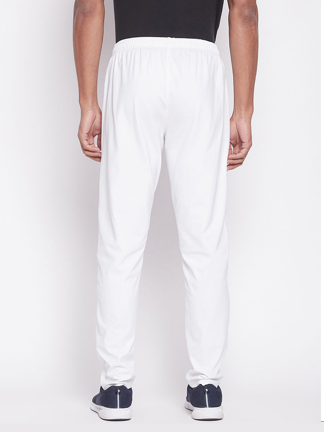 SG Men White Printed Polyester Regular Fit Track Pants (2)