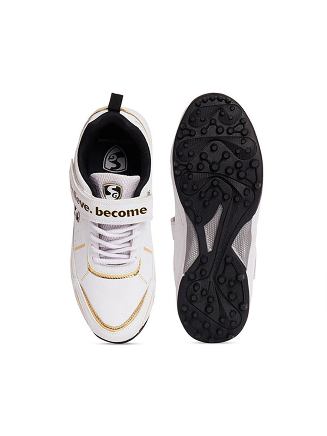 SG SG Century 5.0 Gold And Black Mens Sports Shoes (3)