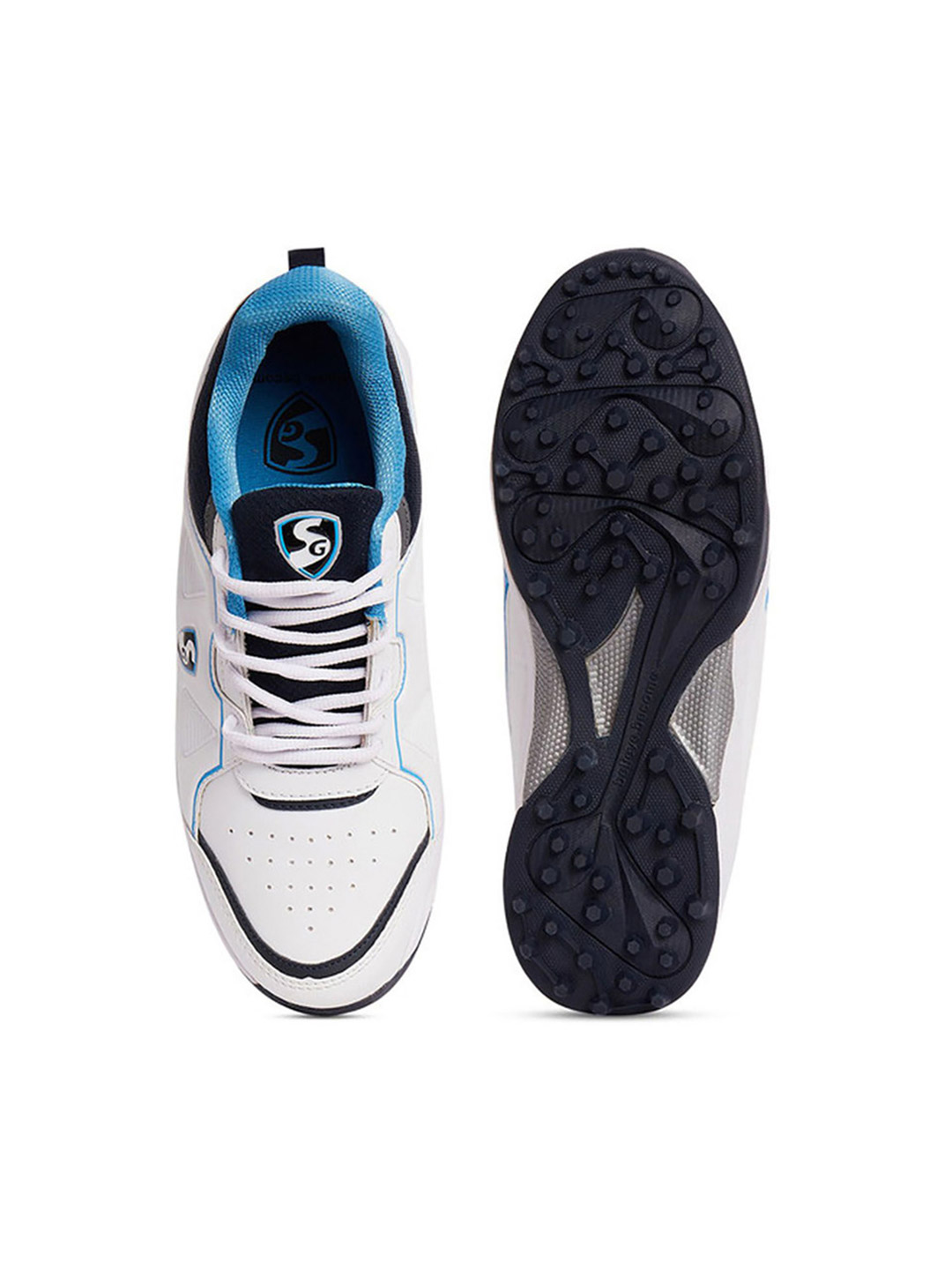 SG SG Club 5.0 White-Navy And Teal Mens Sports Shoes (3)