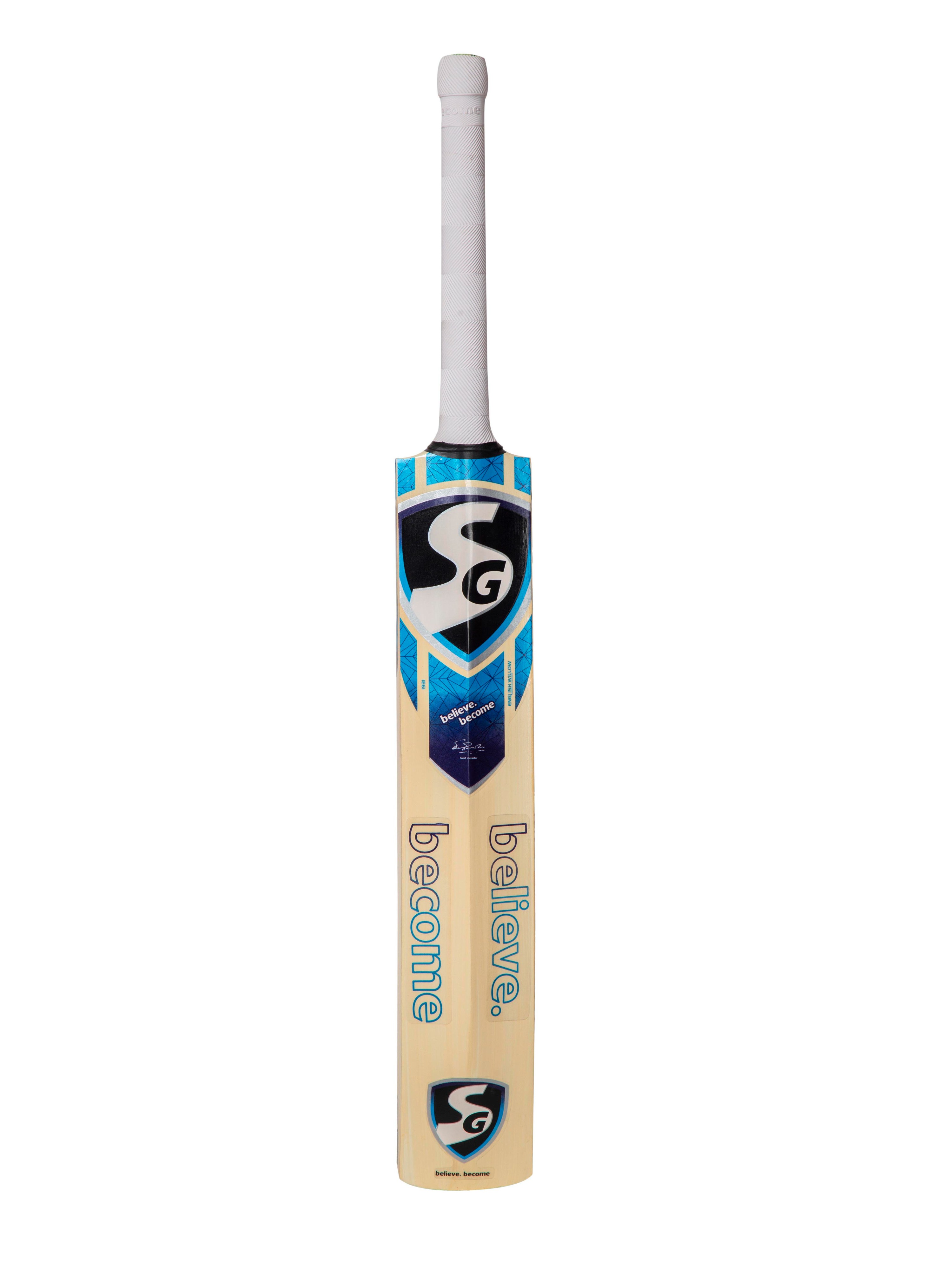 SG SG Super Cover Traditionally Shaped English Willow Cricket Bat (Leather Ball) (1)