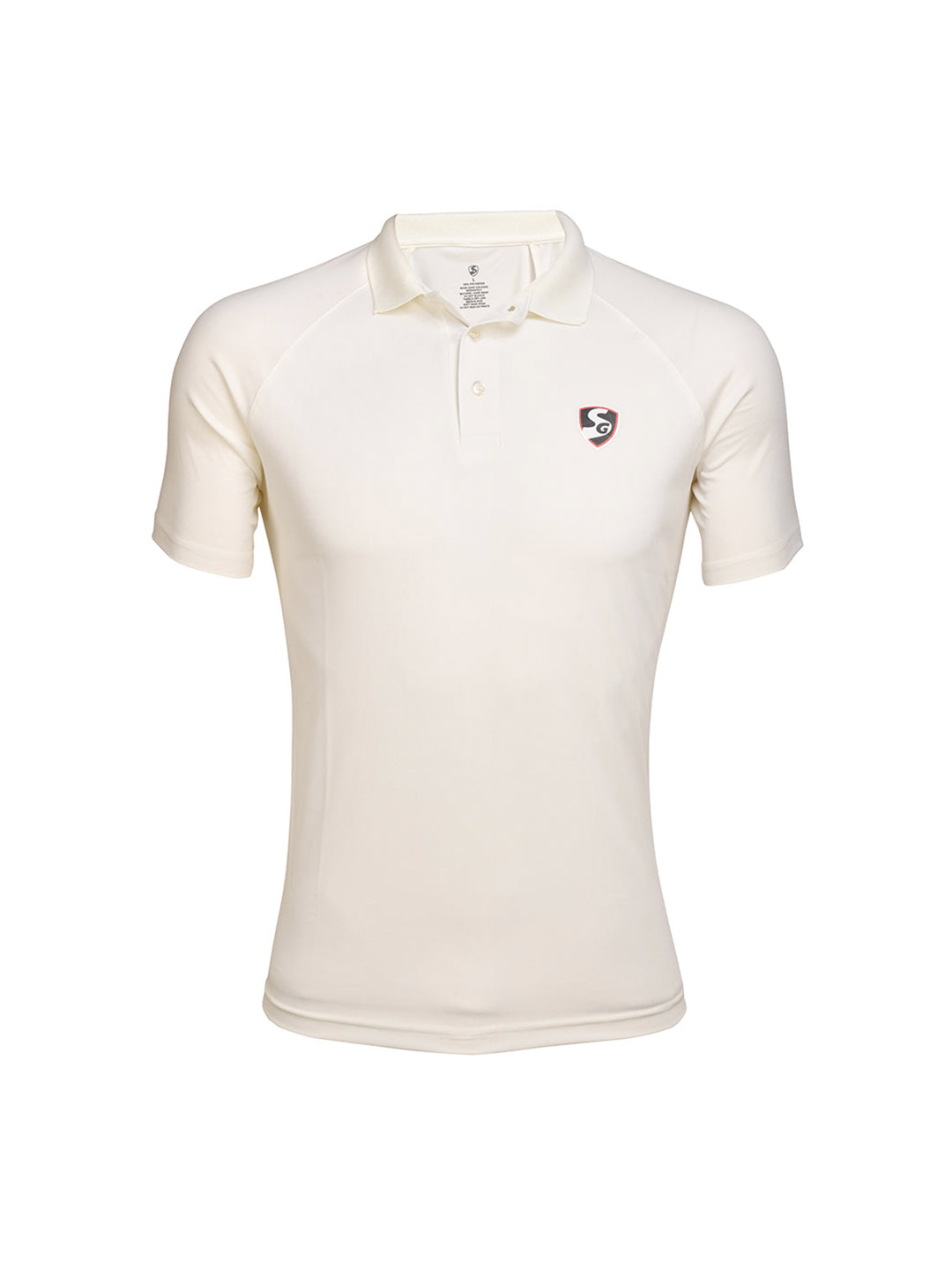 SG SG Test Cricket Half Sleeve White Collared T-Shirt (1)
