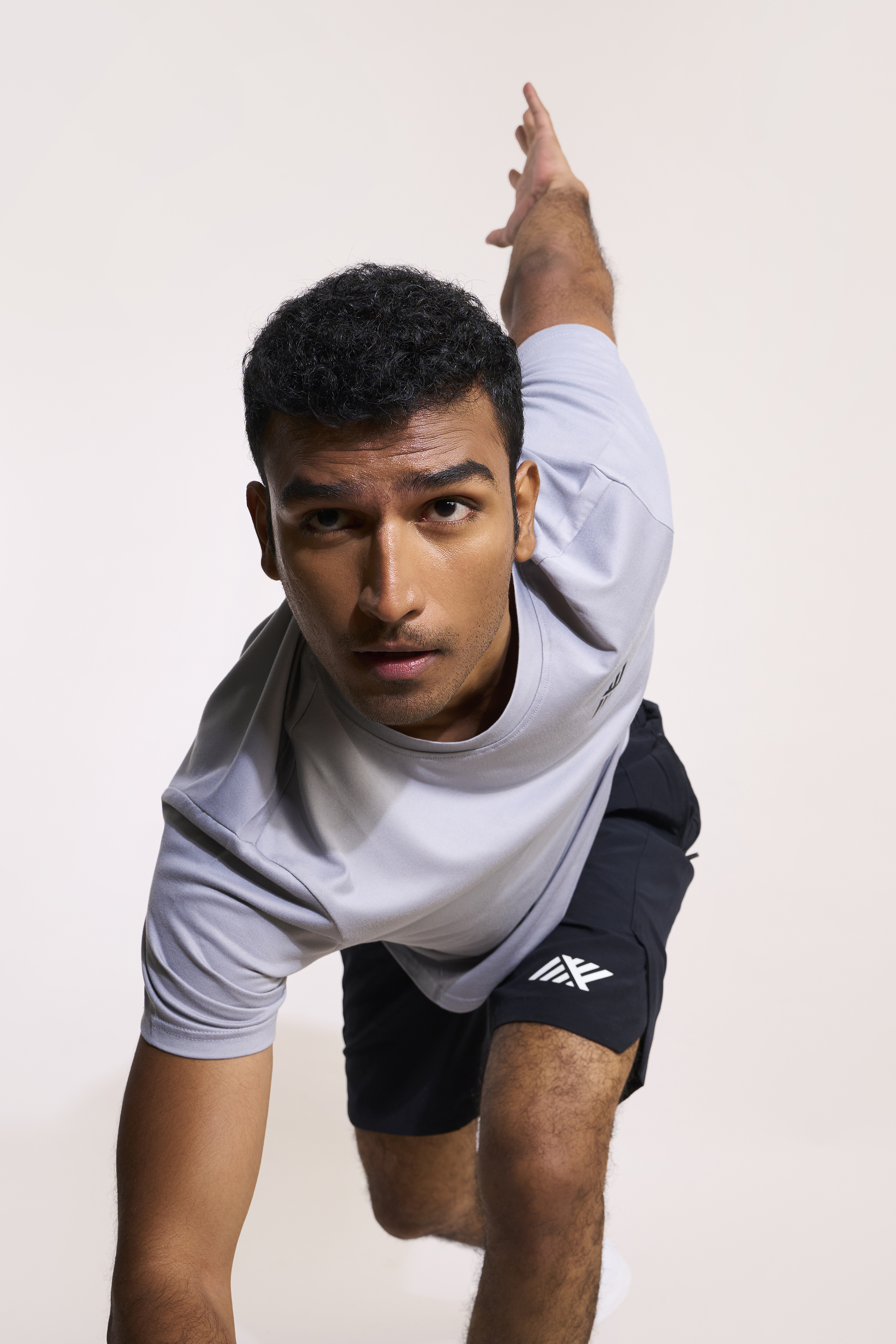 SIX5SIX Born Athlete Men's Training T-Shirt in Grey (3)