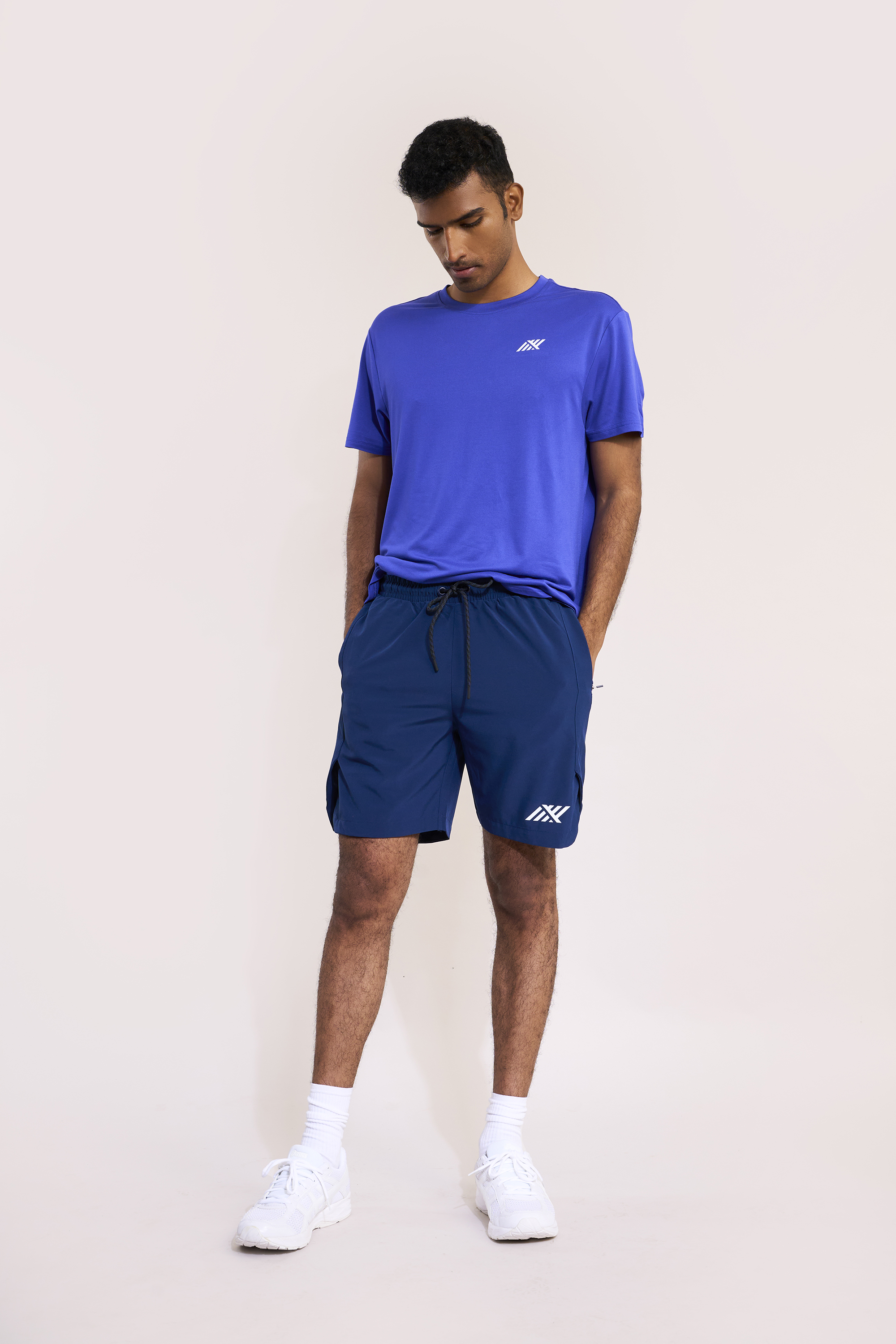 SIX5SIX Born Athlete Men's Training T-Shirt in Royal Blue (5)