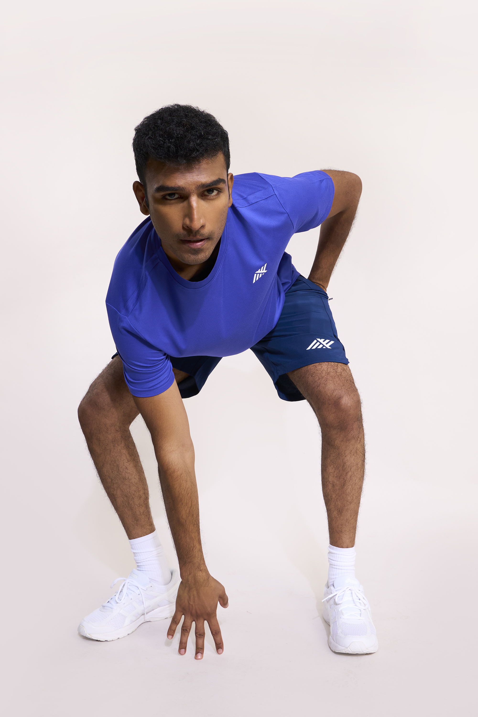 SIX5SIX Born Athlete Men's Training T-Shirt in Royal Blue (2)