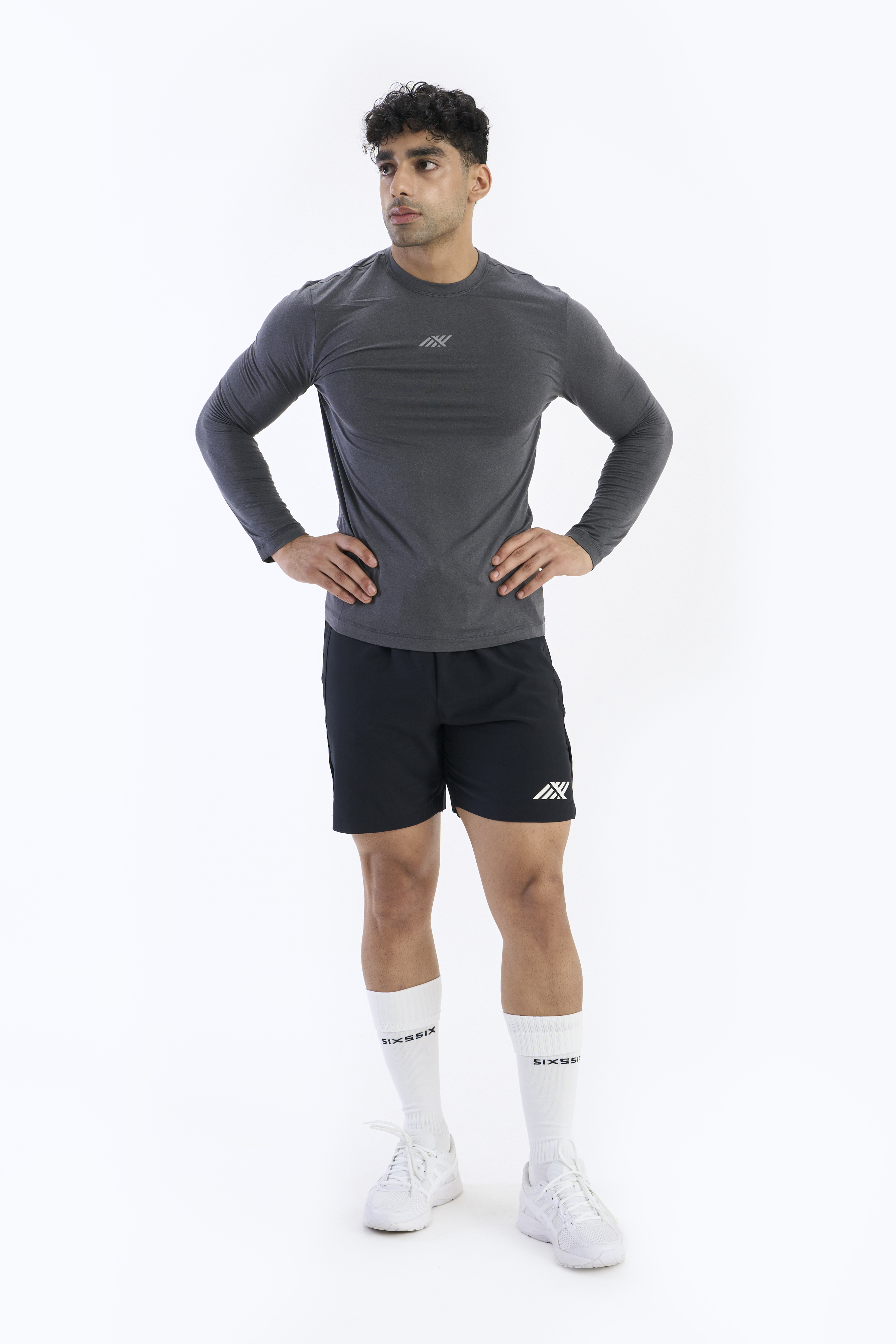 SIX5SIX Circuit Men's Full Sleeves Training T-Shirt in Black  (4)