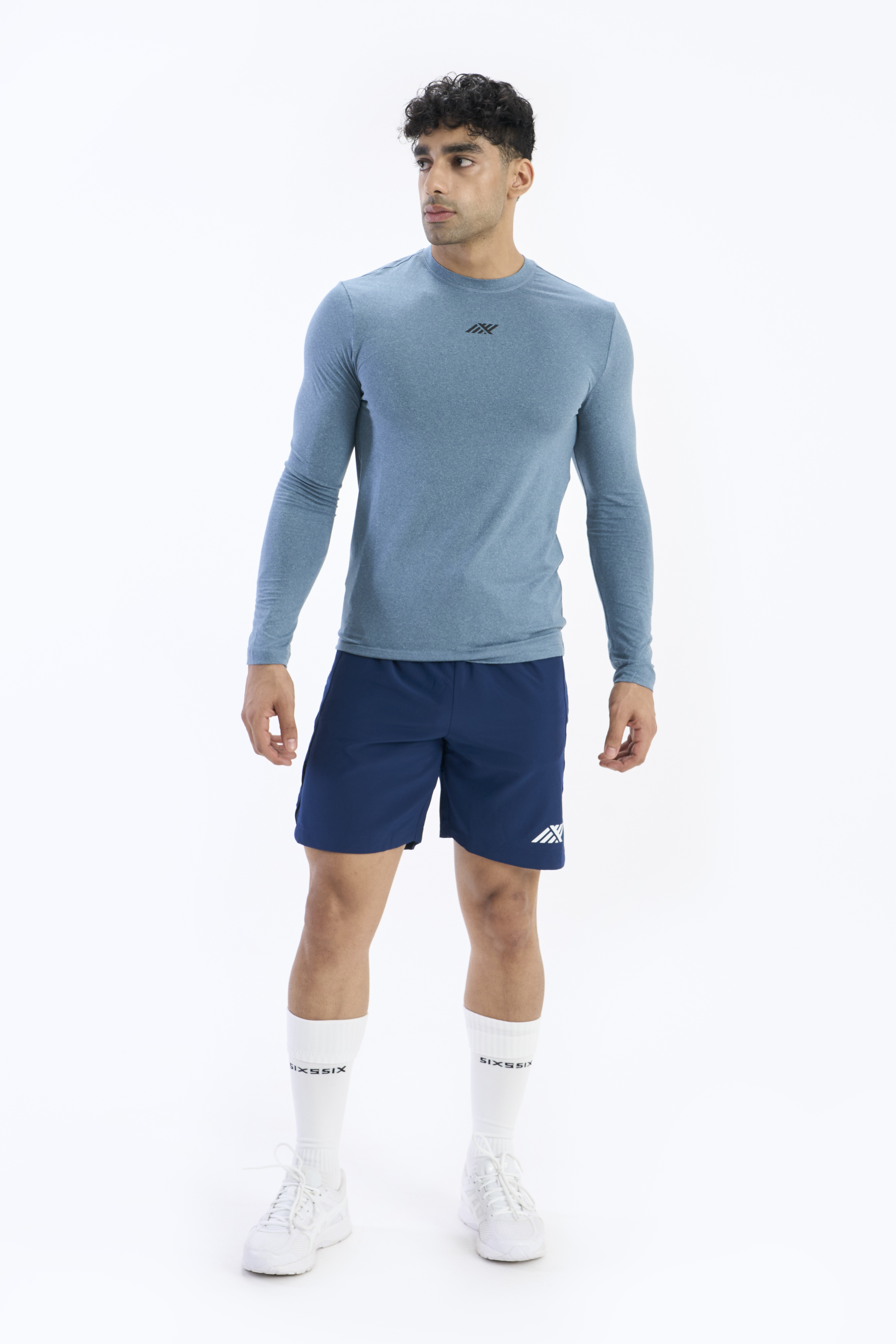 SIX5SIX Circuit Men's Full Sleeves Training T-Shirt in Legion Blue (4)