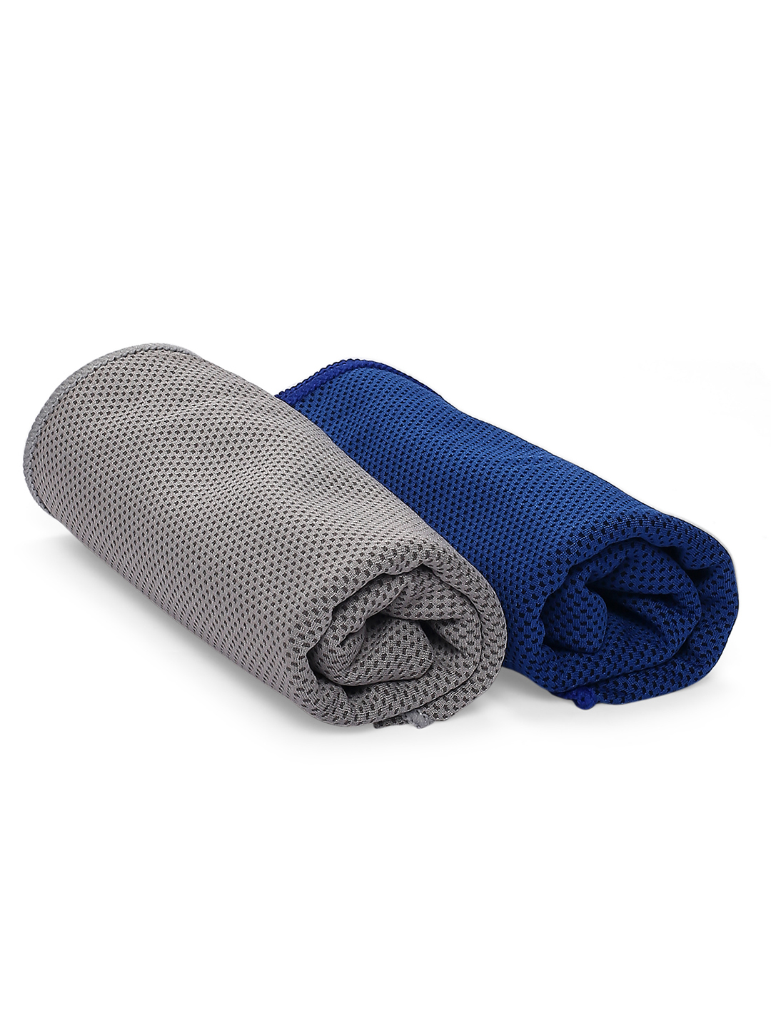 Skap Cooling Towel for Gym, Sports & Outdoor, Set of 2, Grey-Blue (1)