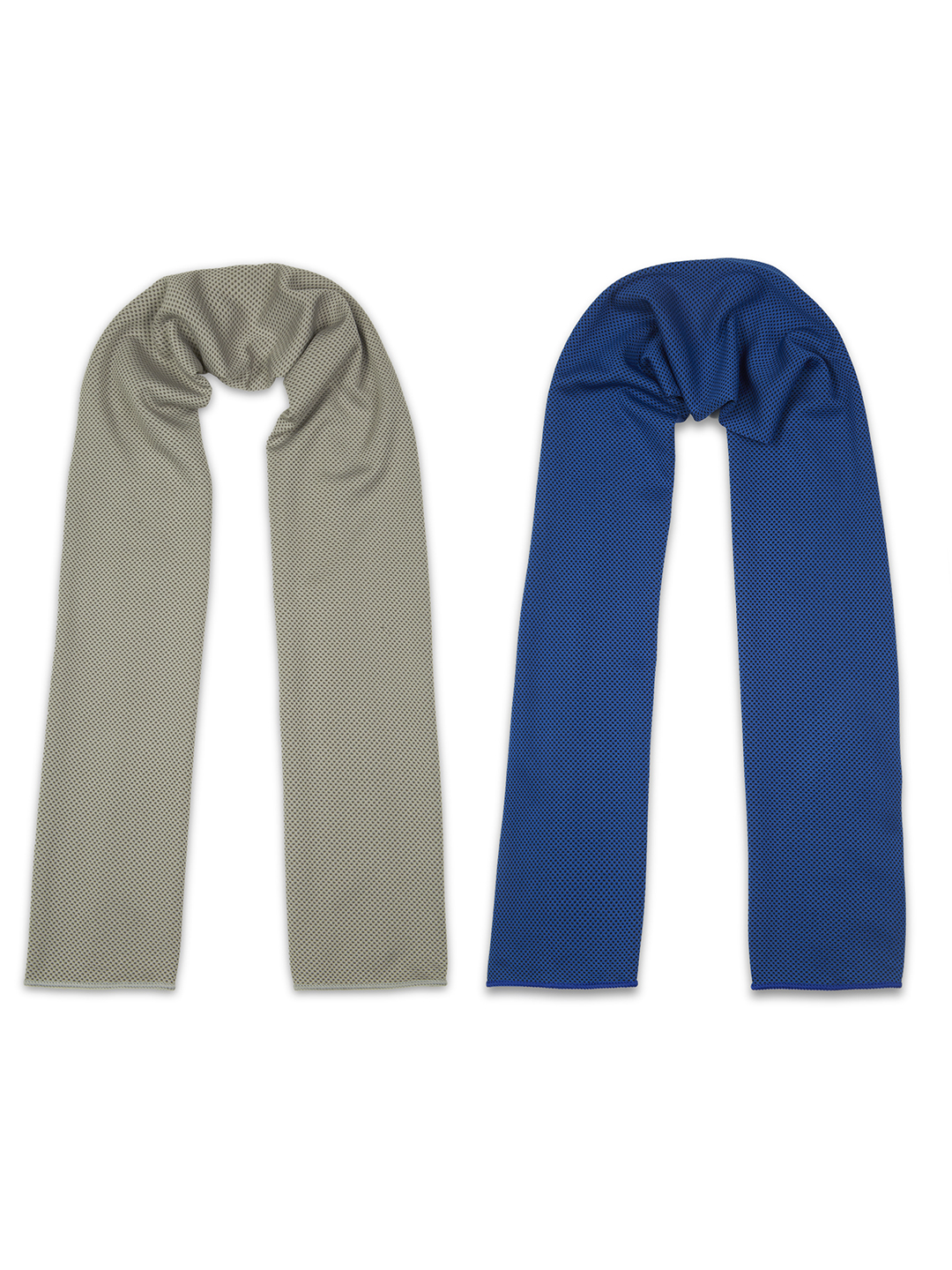 Skap Cooling Towel for Gym, Sports & Outdoor, Set of 2, Grey-Blue (2)