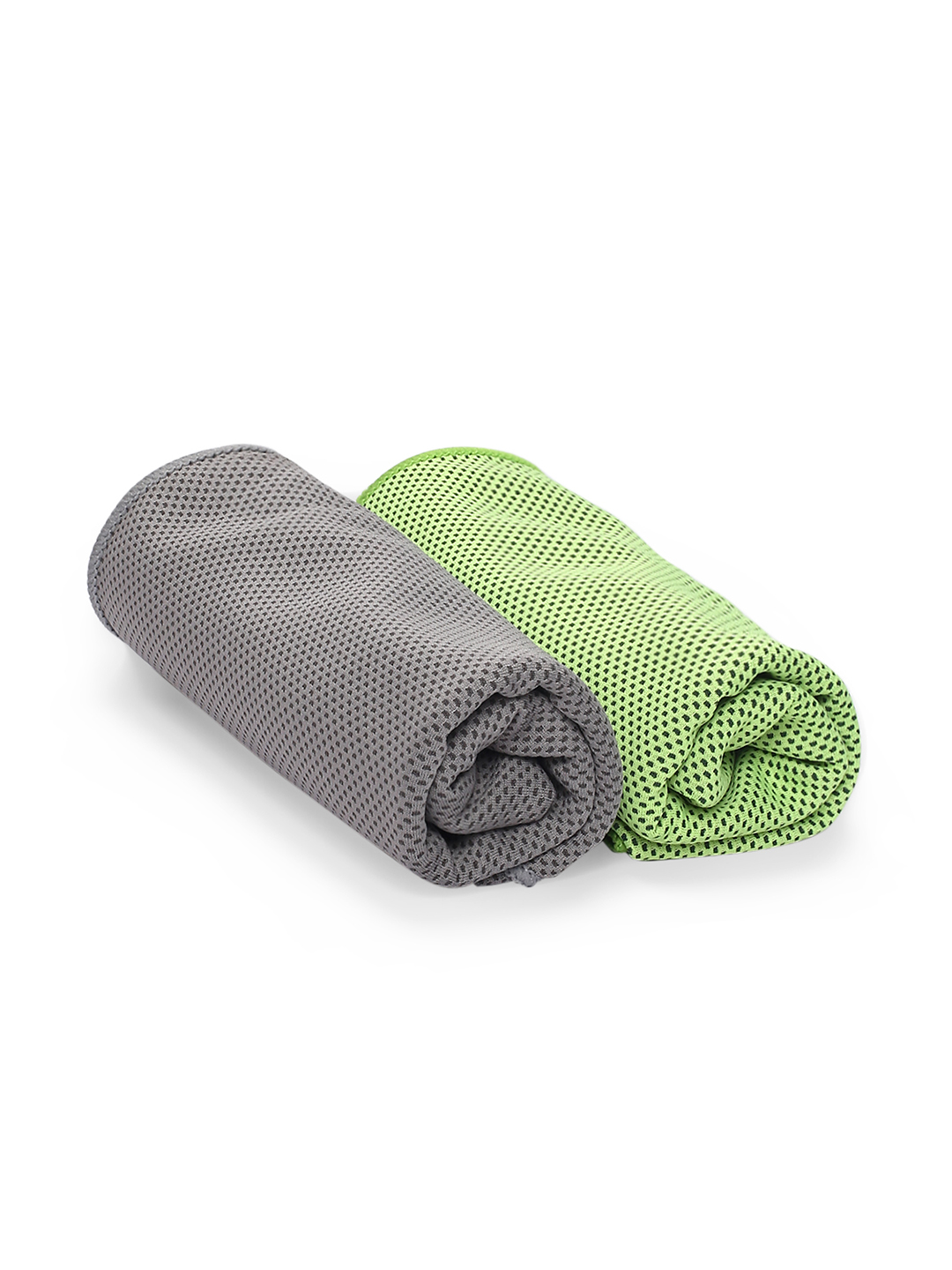 Skap Cooling Towel for Gym, Sports & Outdoor, Set of 2, Seagreen-Grey (1)
