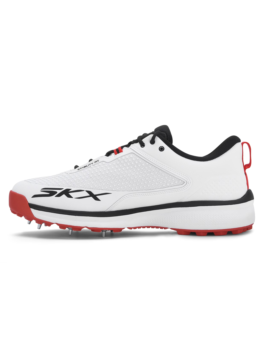 Skechers Cricket Blade Spike Batsman Shoe - White/Black (3)