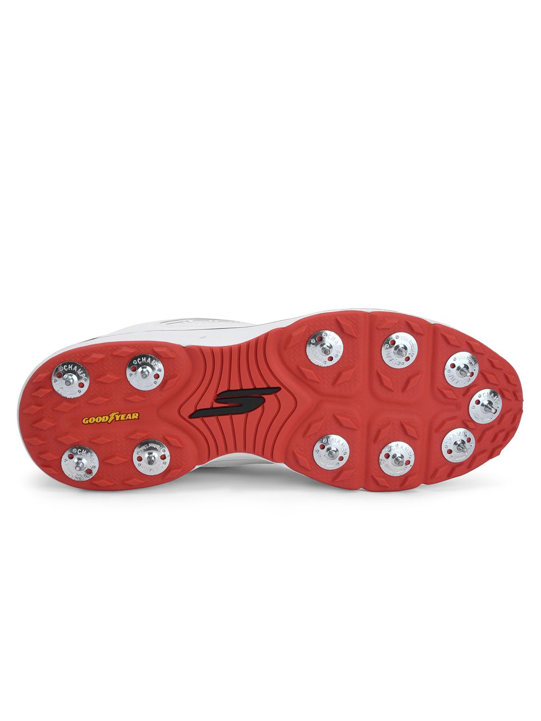 Skechers Cricket Elite Spike Fielder Shoe - White/Black (4)