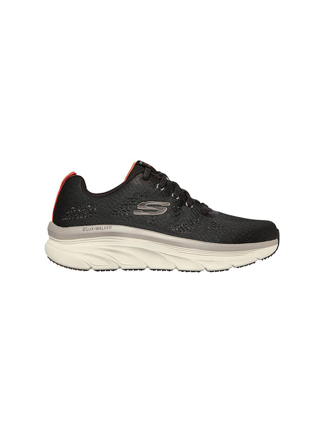 Skechers Mens D'Lux Walker-Commuter Black Sports Shoes (1)