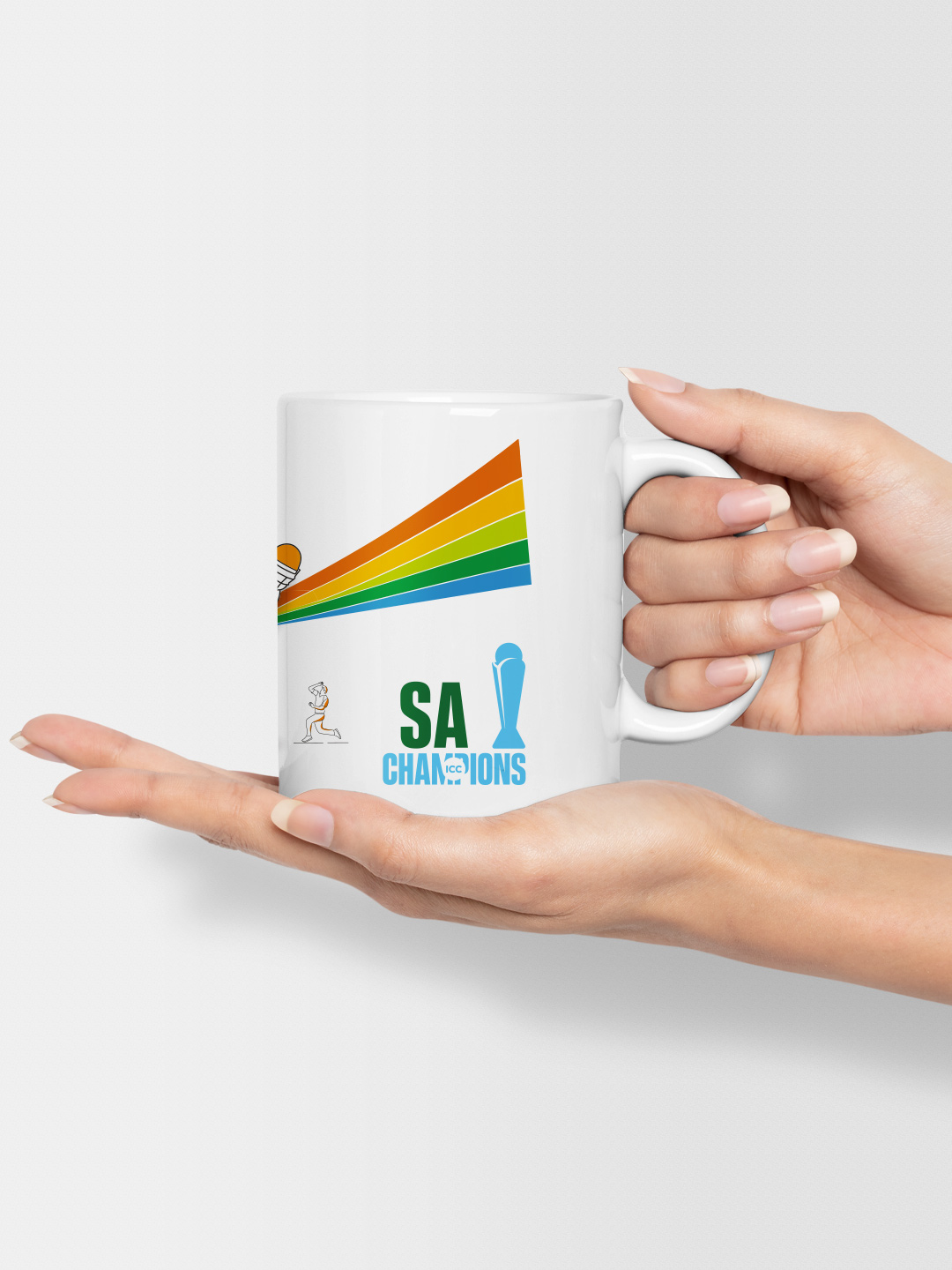 South Africa ICC Champions Trophy 2025 - Ceramic Glossy Printed Mug, Microwave and Dishwasher Safe, Tea and Coffee Mug - (4)