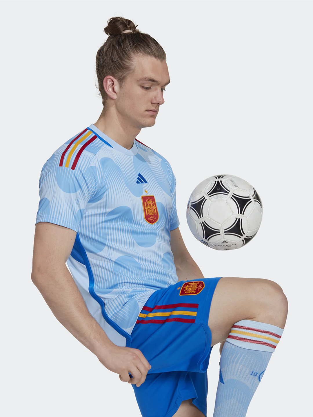 Spain Adidas Official Spain 22 FEF Away Jersey (4)