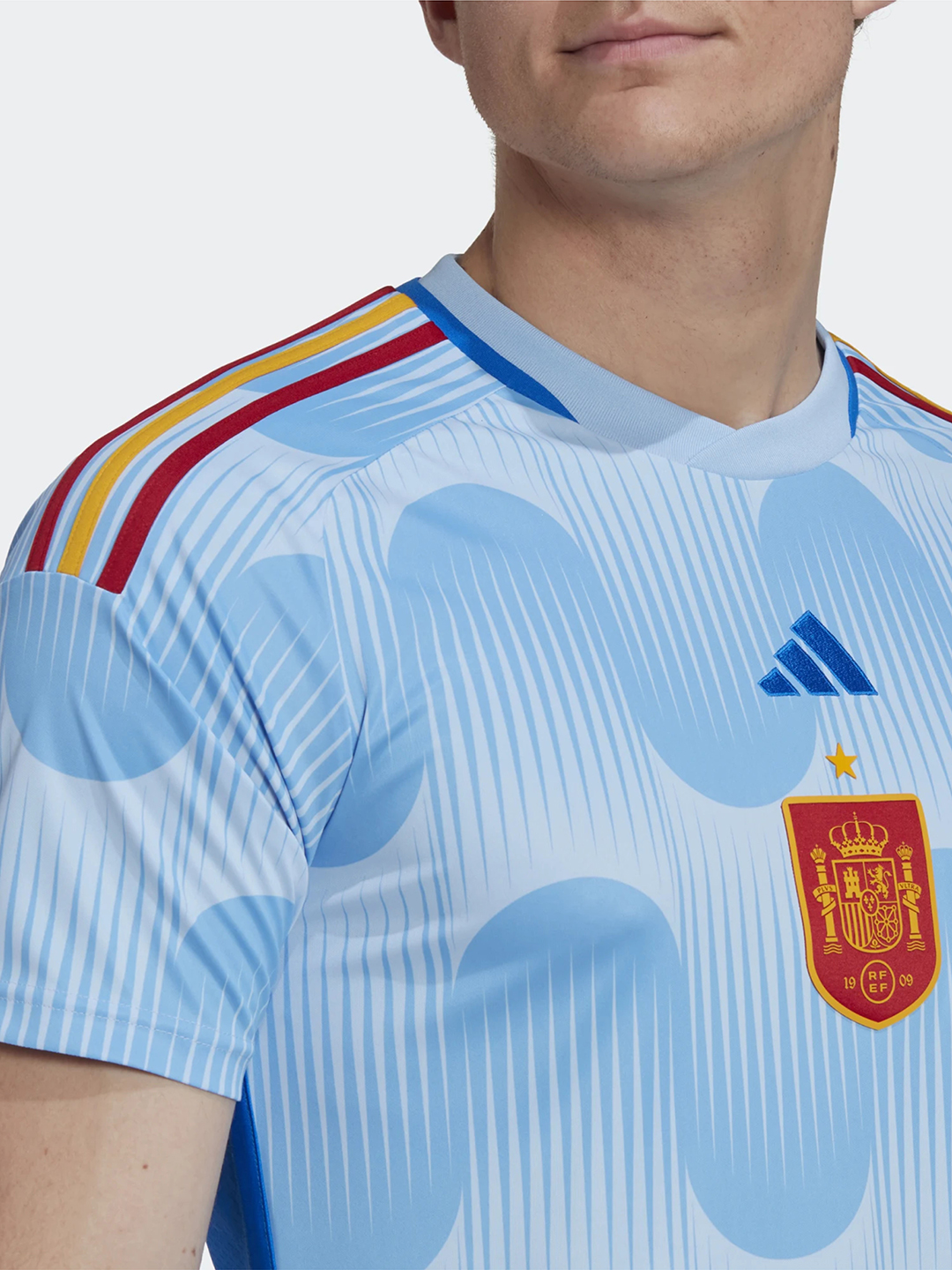 Spain Adidas Official Spain 22 FEF Away Jersey (7)
