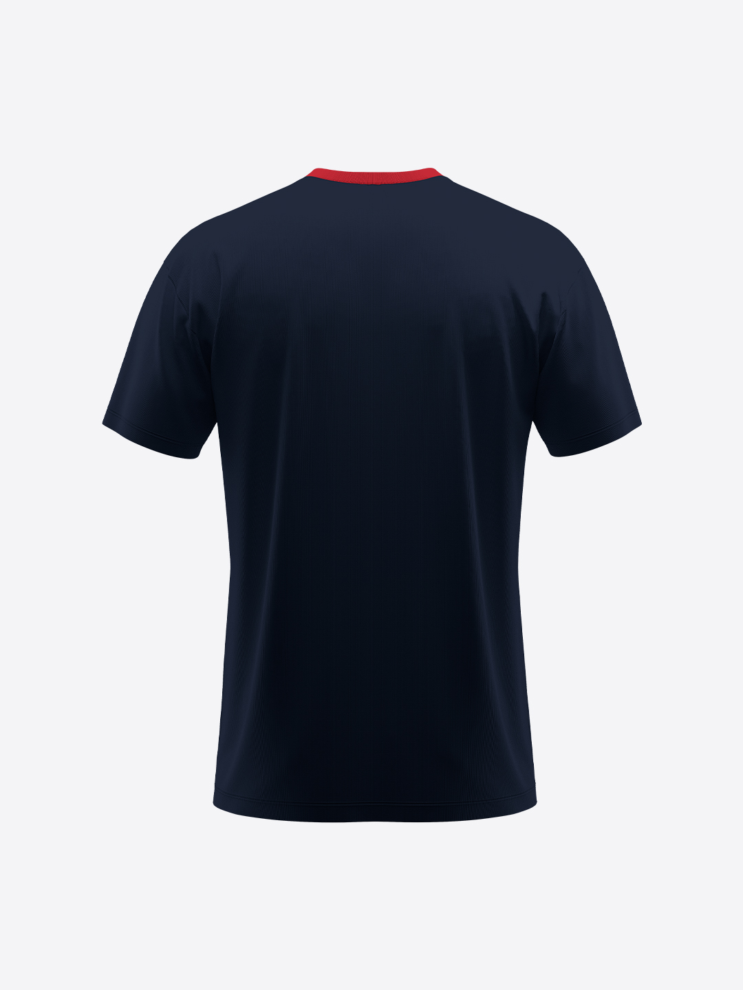 Spain Men Navy Blue Printed Round Neck Cotton T-shirt (2)