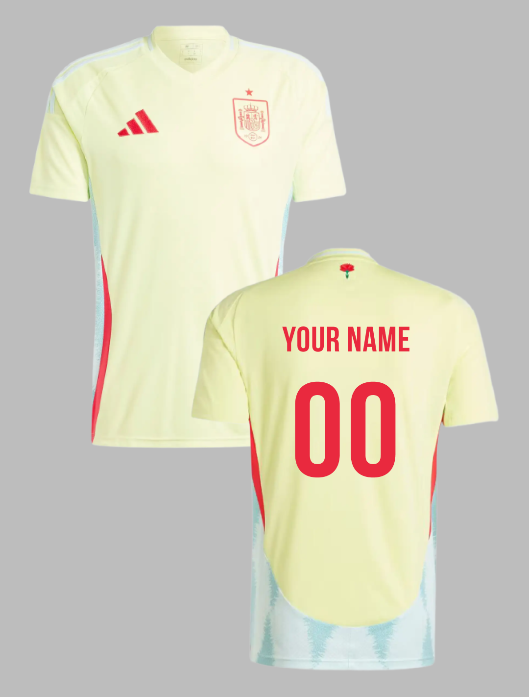 Spain Official Away Jersey-2024 - Customised