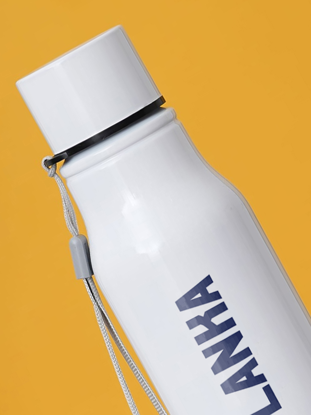 Sri Lanka ICC Men's T20 WC-24 Team Sri Lanka White and Pink Printed Single Walled Stainless Steel Water Bottle - 750 ML (4)