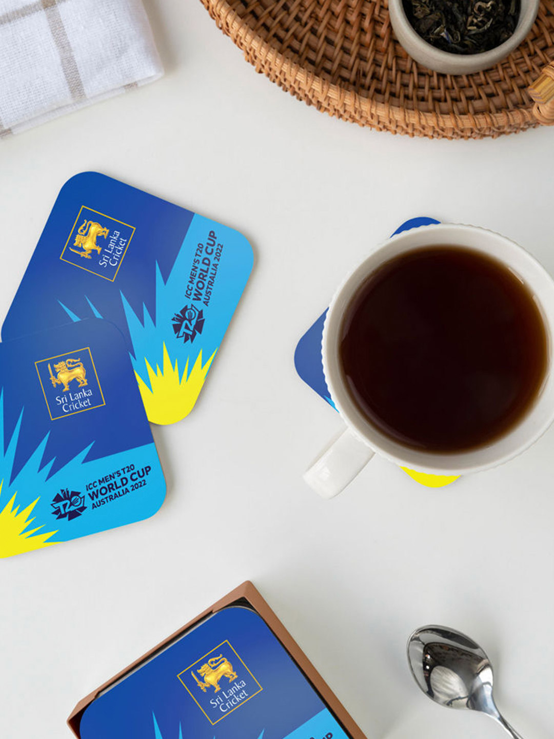Sri Lanka Team Sri Lanka ICC T20 Square Coaster (3)