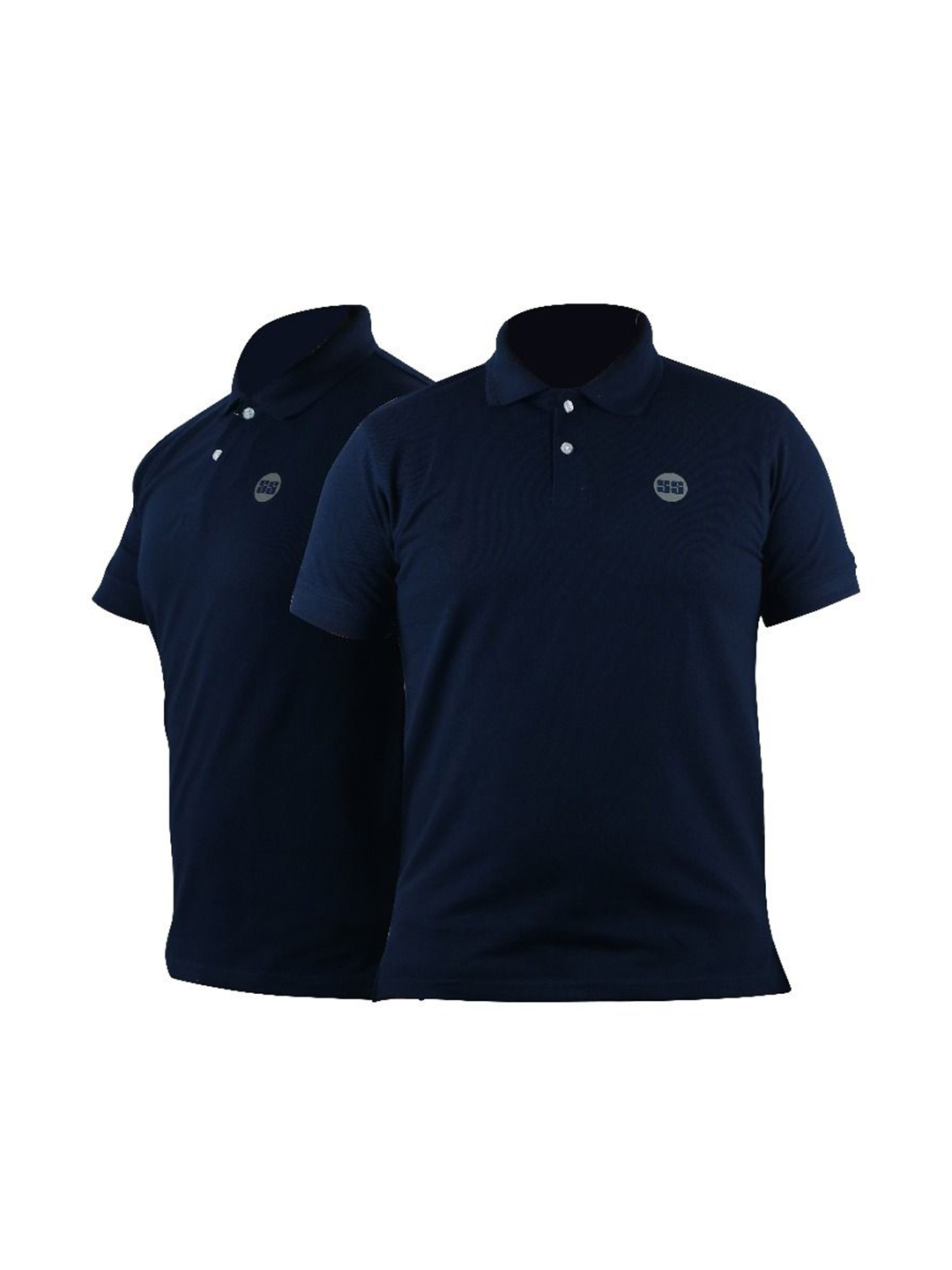 SS Men SUPER Navy Blue Polo Neck T-Shirt (1)