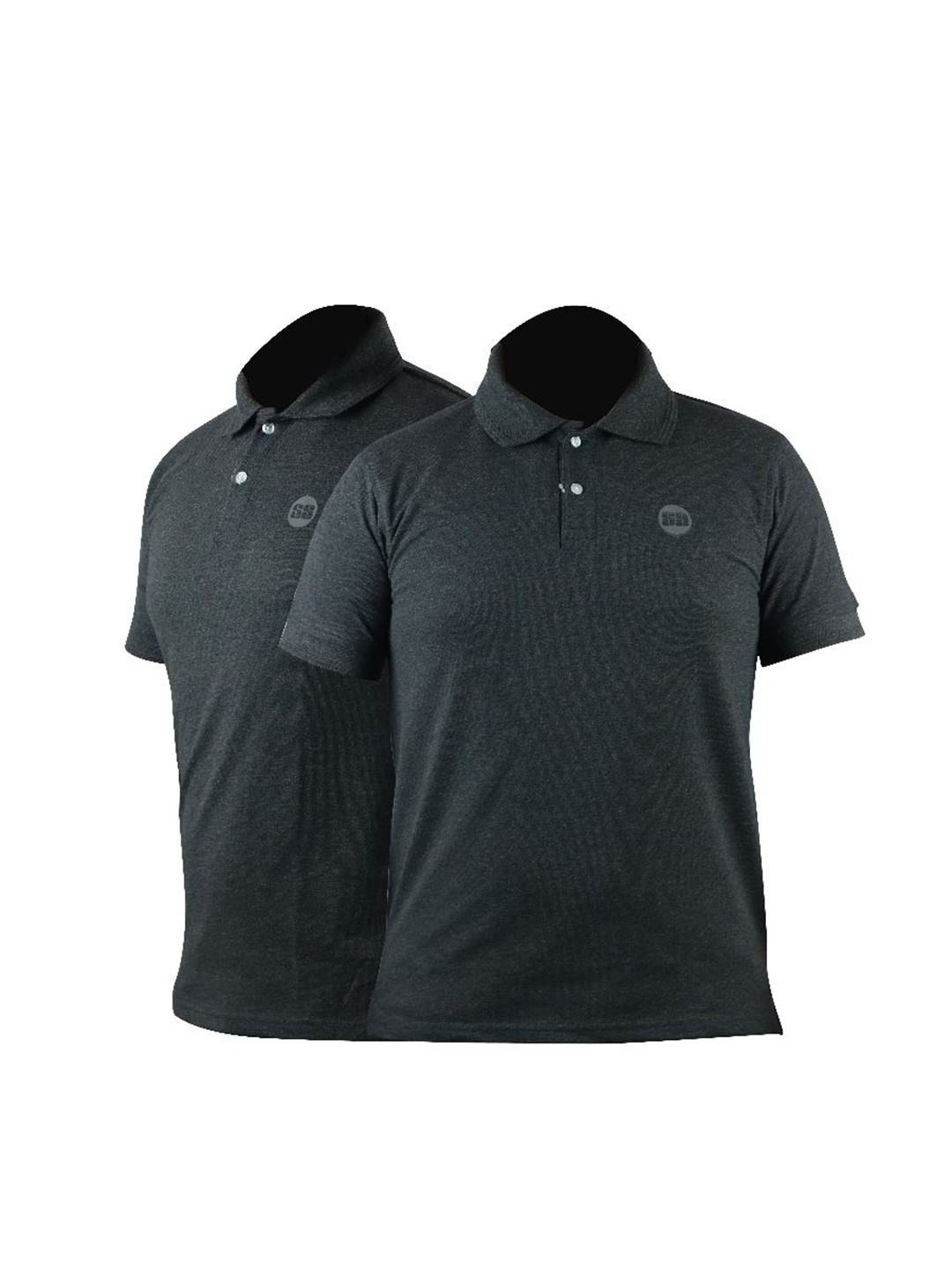 SS T-shirt SUPER Polo Melange Grey (2)