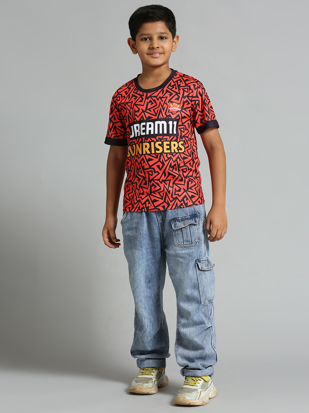 Sunrisers Hyderabad Boys Lookalike SRH Fan Jersey (9)