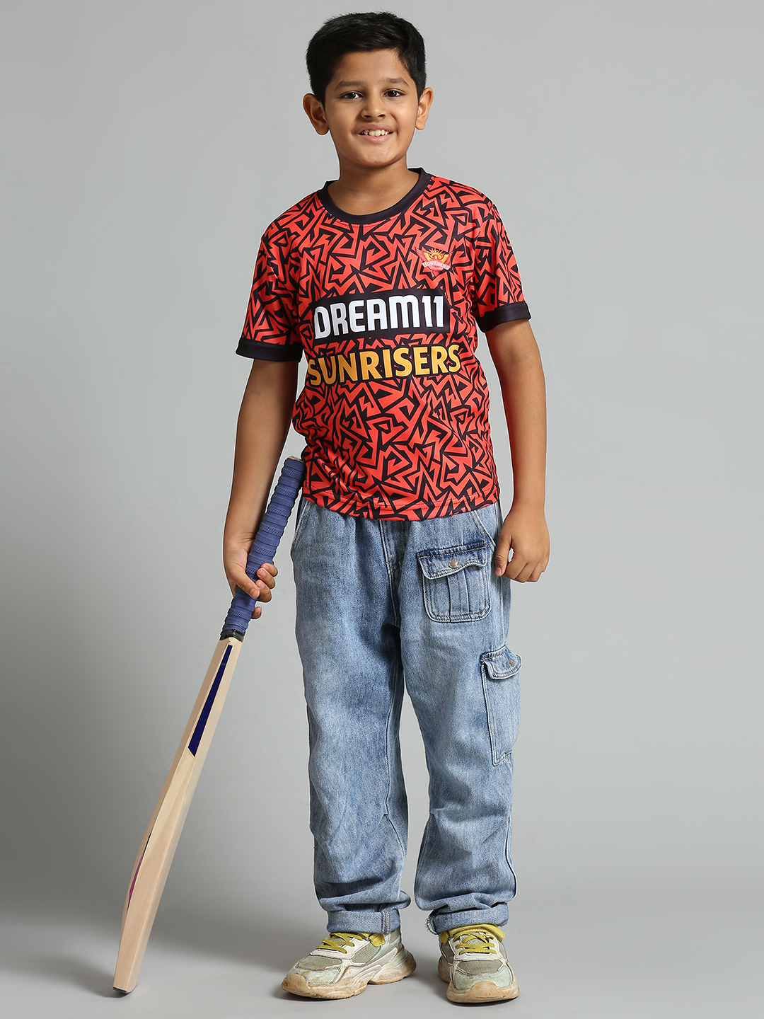 Sunrisers Hyderabad Boys Lookalike SRH Fan Jersey (11)