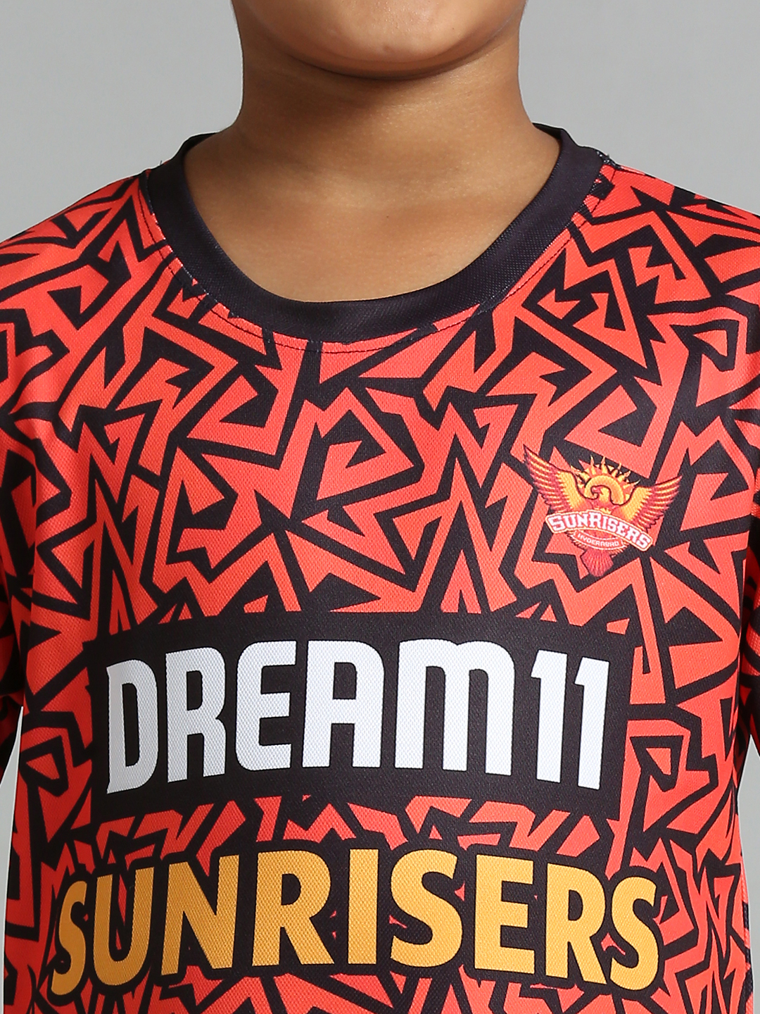 Sunrisers Hyderabad Boys Lookalike SRH Fan Jersey (15)