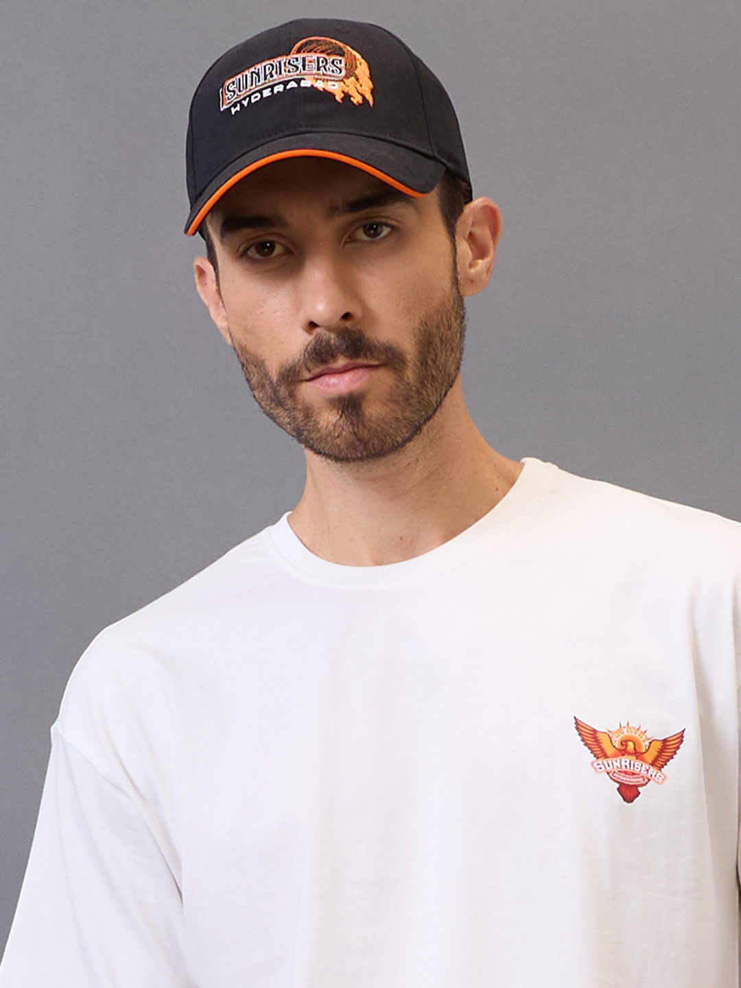Sunrisers Hyderabad Logo Embroidered Black Baseball Cap (9)