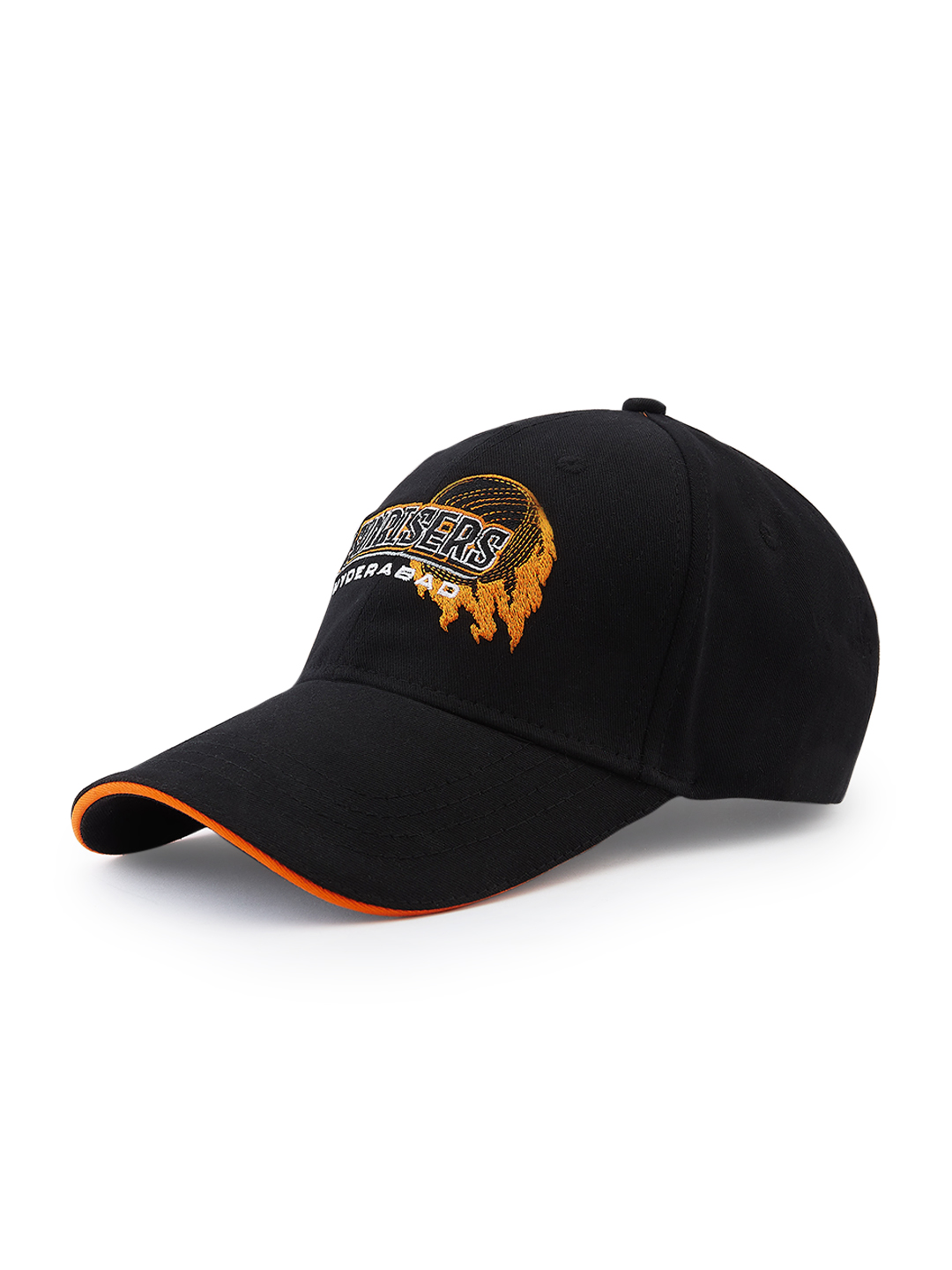 Sunrisers Hyderabad Logo Embroidered Black Baseball Cap (3)