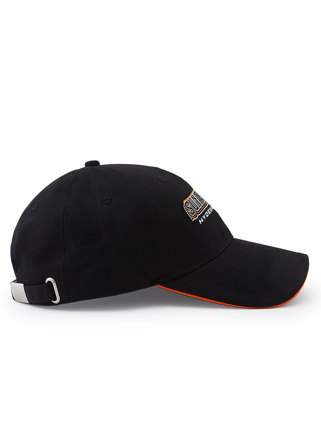 Sunrisers Hyderabad Logo Embroidered Black Baseball Cap (5)