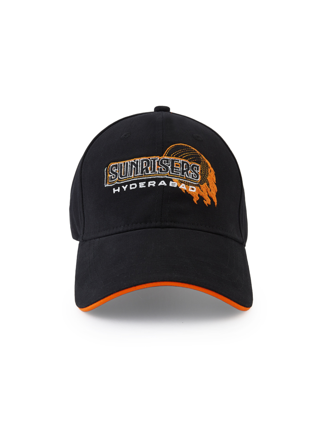 Sunrisers Hyderabad Logo Embroidered Black Baseball Cap (1)