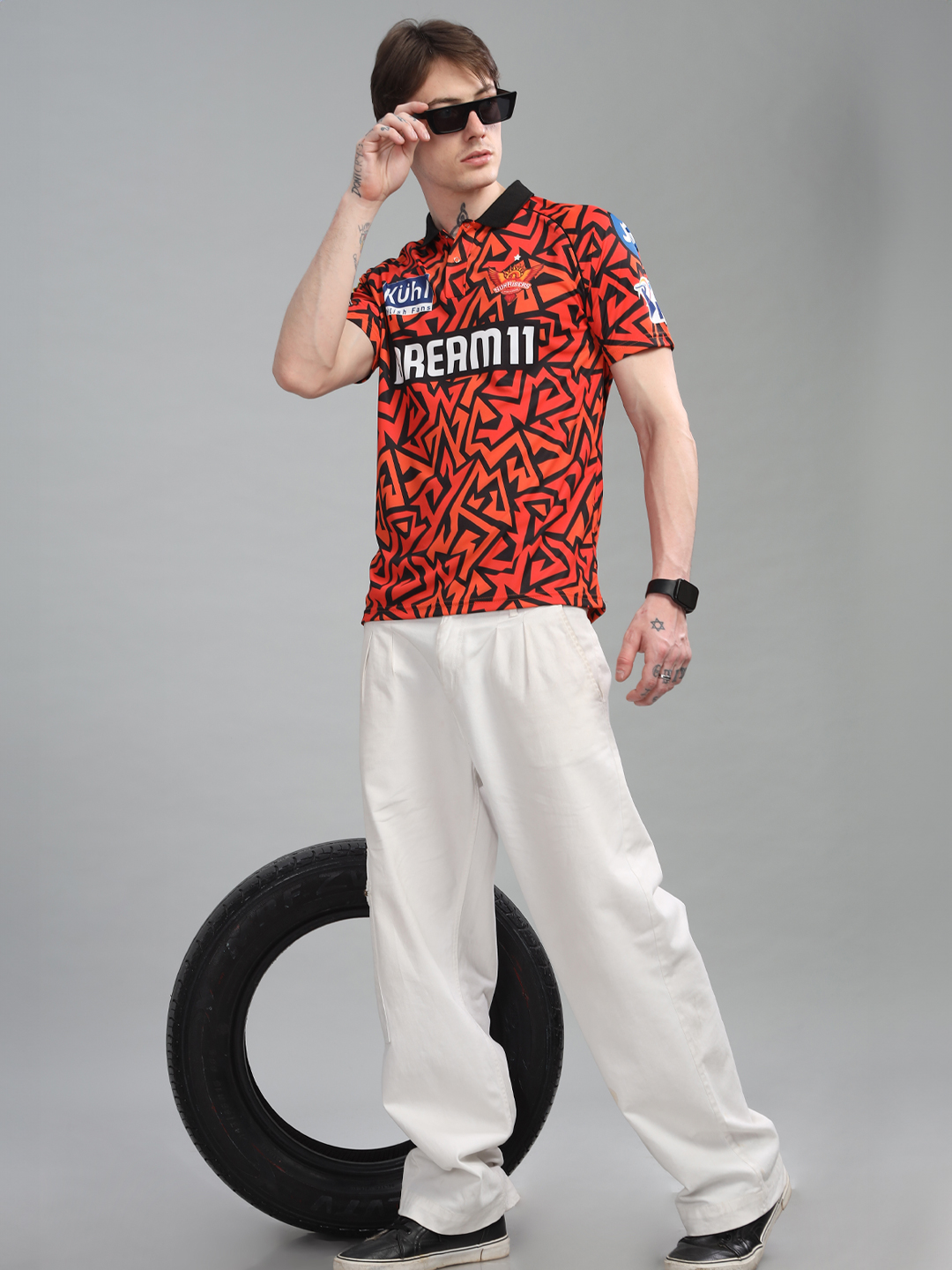 Sunrisers Hyderabad Men Official IPL-2024 Replica Jersey (8)