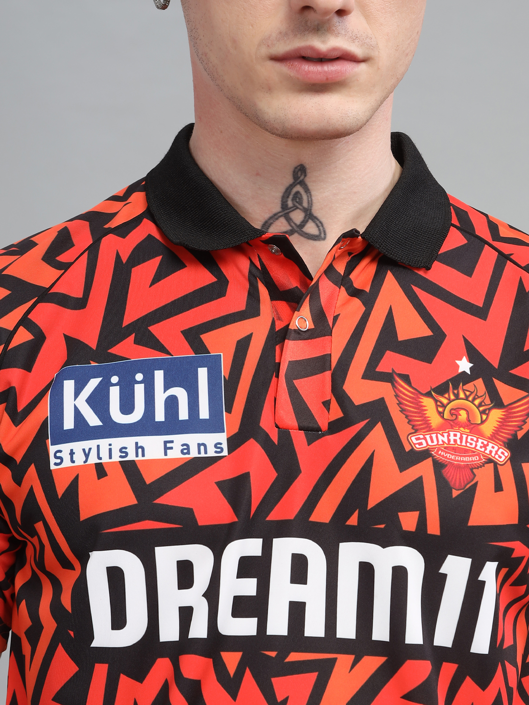 Sunrisers Hyderabad Men Official IPL-2024 Replica Jersey (9)