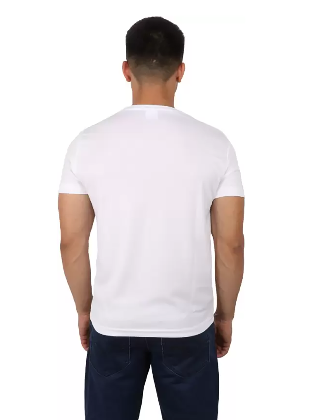 Sunrisers Hyderabad Men White and Orange Logo Printed Half Sleeves Round Neck T-Shirt (2)