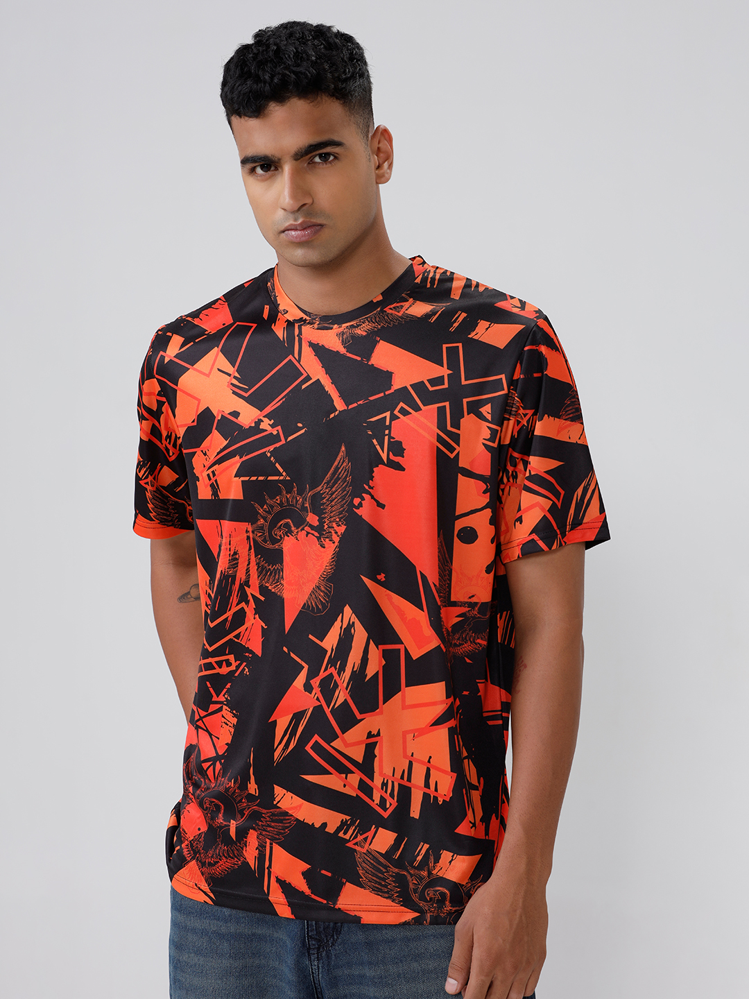 Sunrisers Hyderabad Official 2025 Ignis Strike Fan T-Shirt For Men (1)