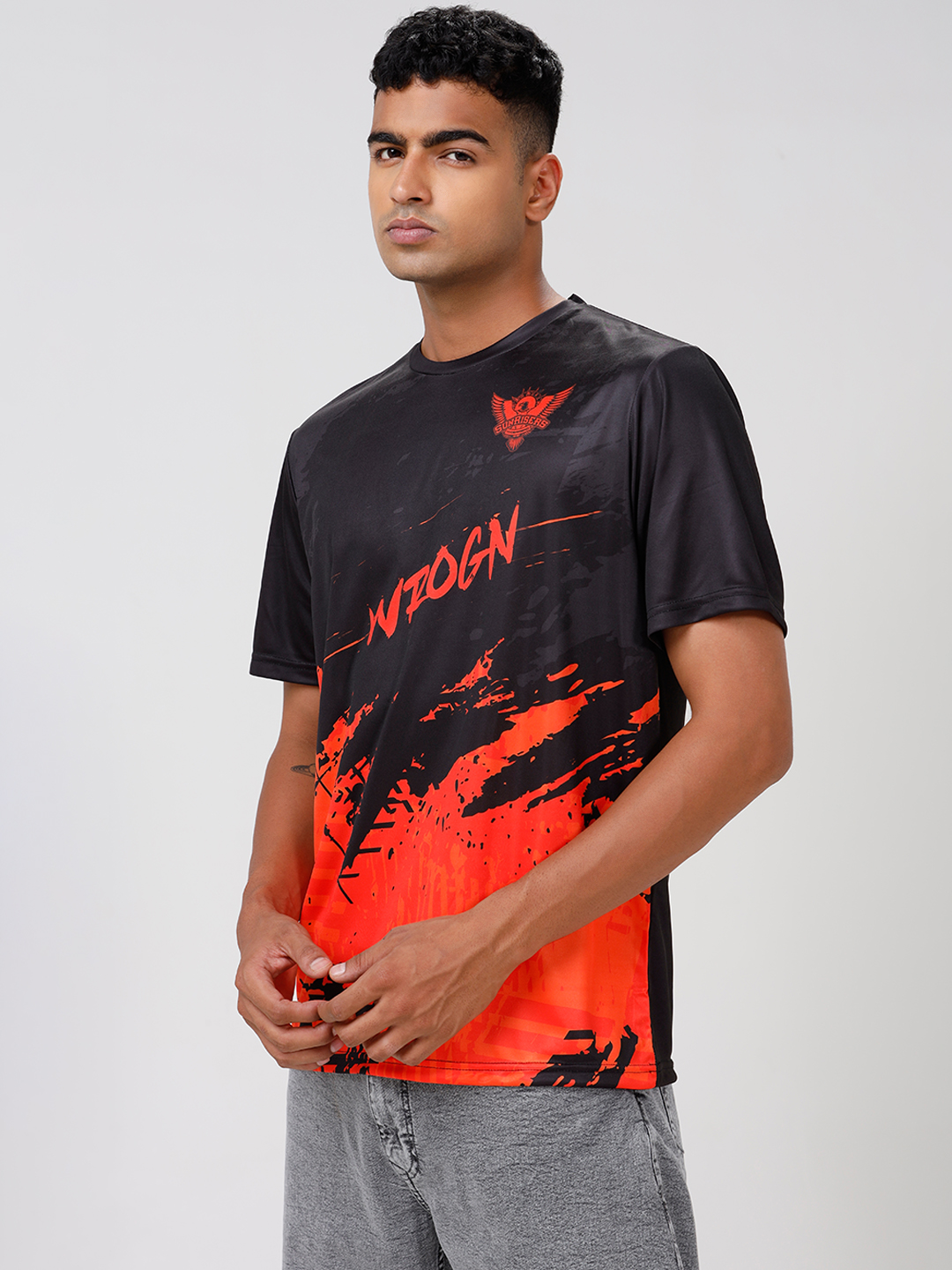 Sunrisers Hyderabad Official 2025 Nightflare Fan T-Shirt For Men (3)