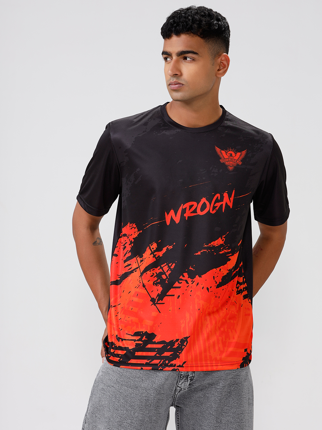 Sunrisers Hyderabad Official 2025 Nightflare Fan T-Shirt For Men