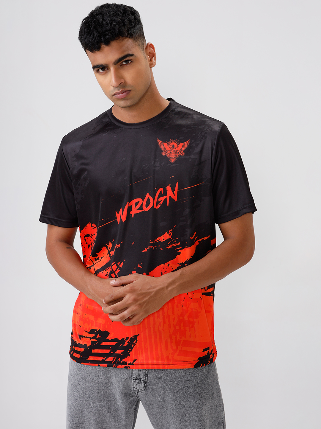Sunrisers Hyderabad Official 2025 Nightflare Fan T-Shirt For Men (4)