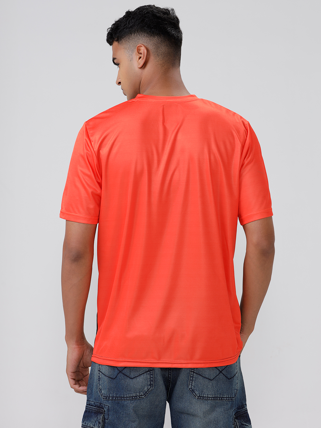 Sunrisers Hyderabad Official 2025 Shadow Stripe Fan T-Shirt For Men (2)
