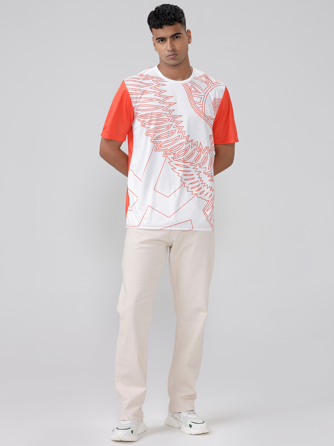 Sunrisers Hyderabad Official 2025 Skystrike Fan T-Shirt For Men (4)