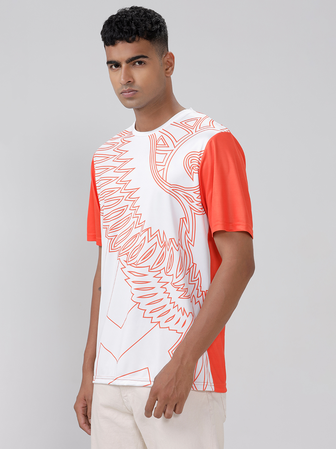 Sunrisers Hyderabad Official 2025 Skystrike Fan T-Shirt For Men (3)
