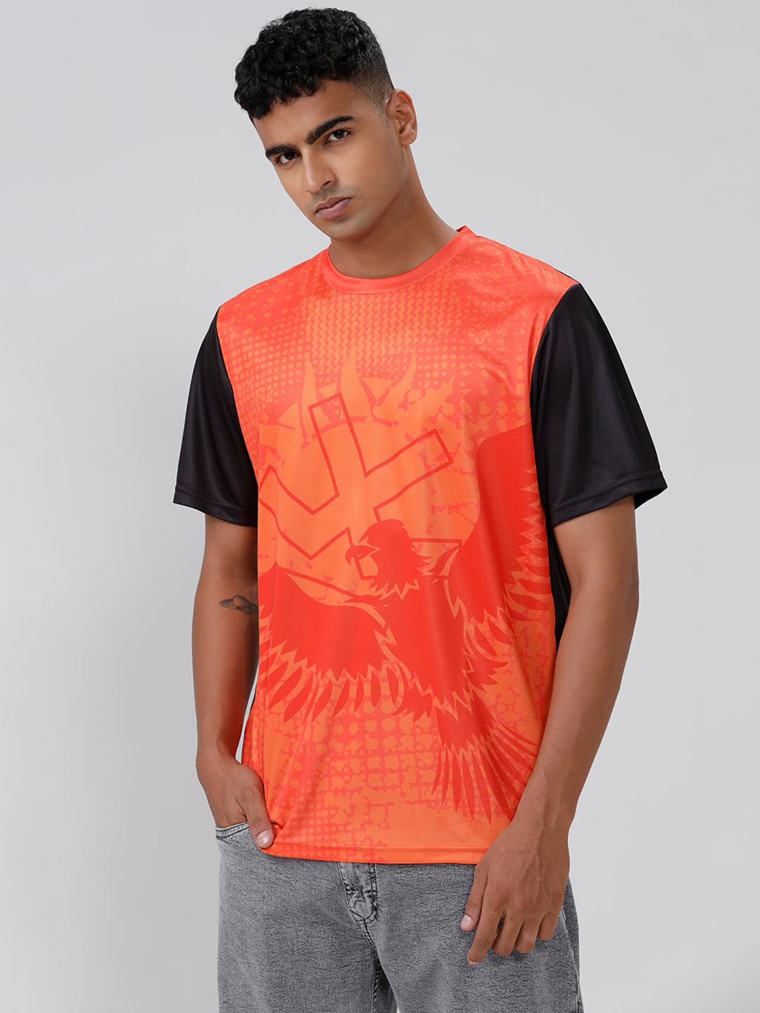 Sunrisers Hyderabad Official 2025 Soaring Ember Fan T-Shirt For Men (3)