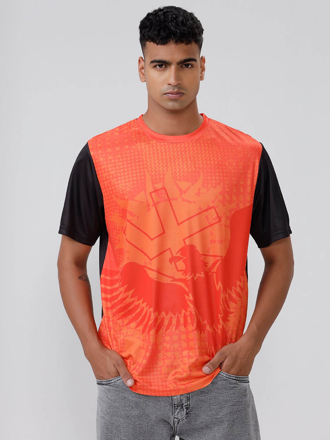 Sunrisers Hyderabad Official 2025 Soaring Ember Fan T-Shirt For Men (4)