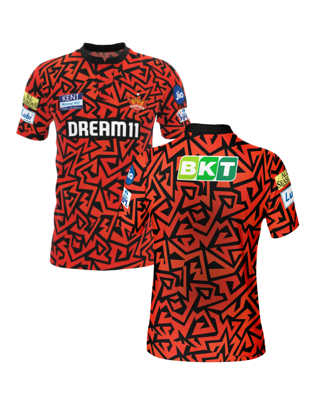 Sunrisers Hyderabad Official Fan Jersey 2025 for Men - Customised (3)