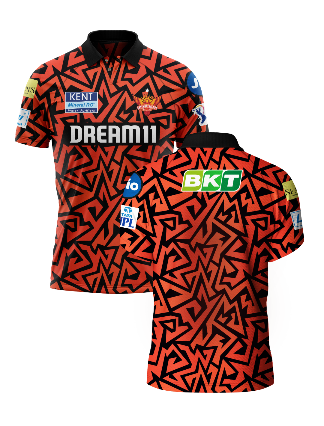 Sunrisers Hyderabad Official Replica Jersey 2025 For Men - Customised (3)
