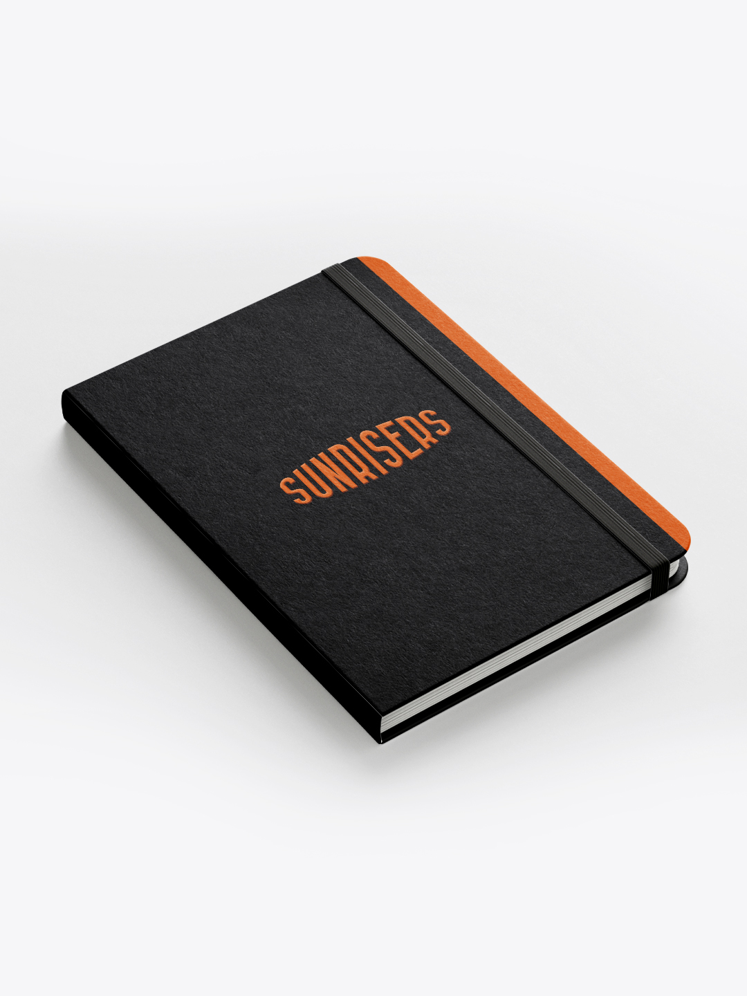 Sunrisers Hyderabad Orange and Black Printed Hardbound Cover 100 Pages Diaries - (Pack of 1) (1)