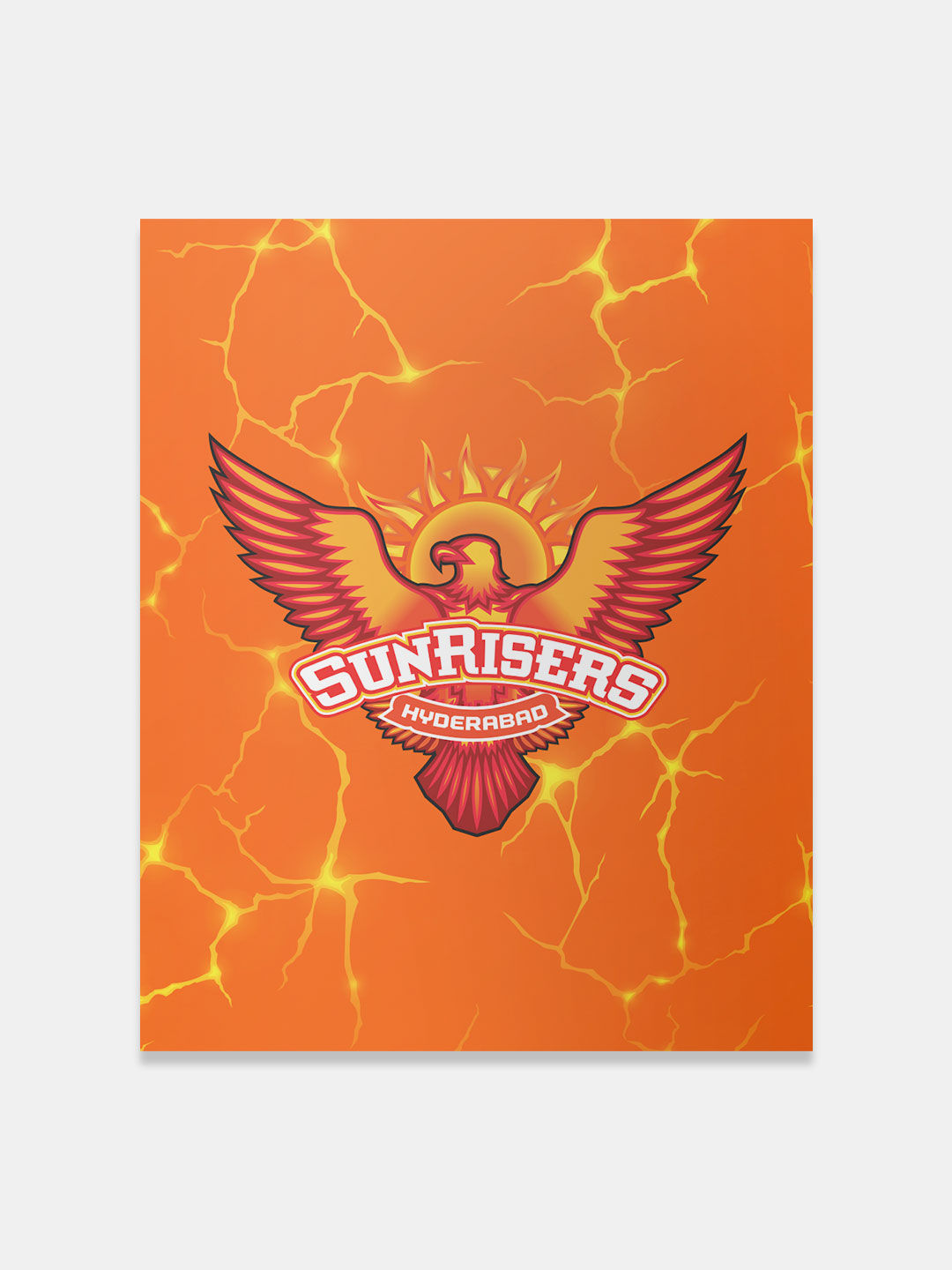 Sunrisers Hyderabad Orange SRH Logo Printed Fridge Magnet - Pack of 1 (1)
