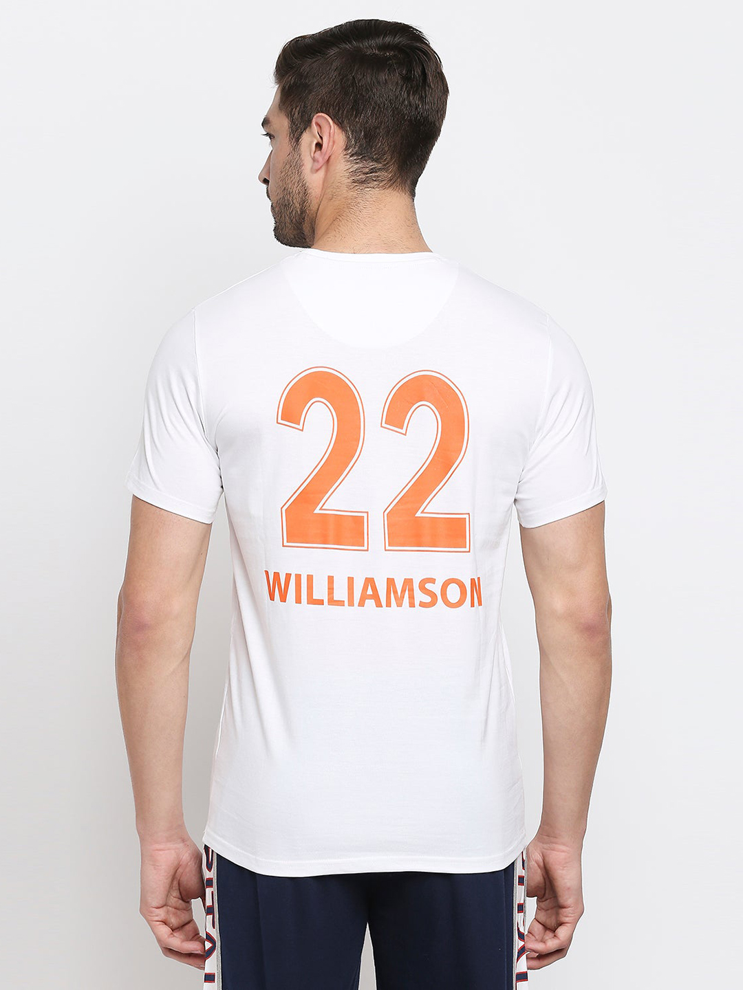 Sunrisers Hyderabad SRH Kane Williamson White Regular Fit Fan Jersey (4)