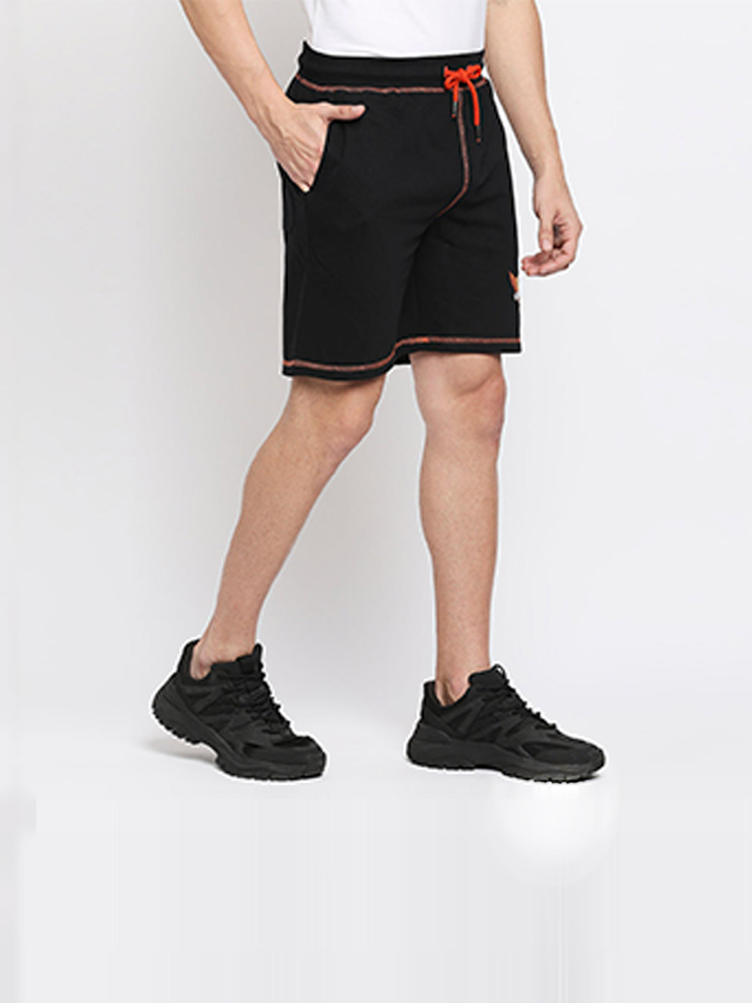 Sunrisers Hyderabad SRH Men's Black Training Shorts (1)